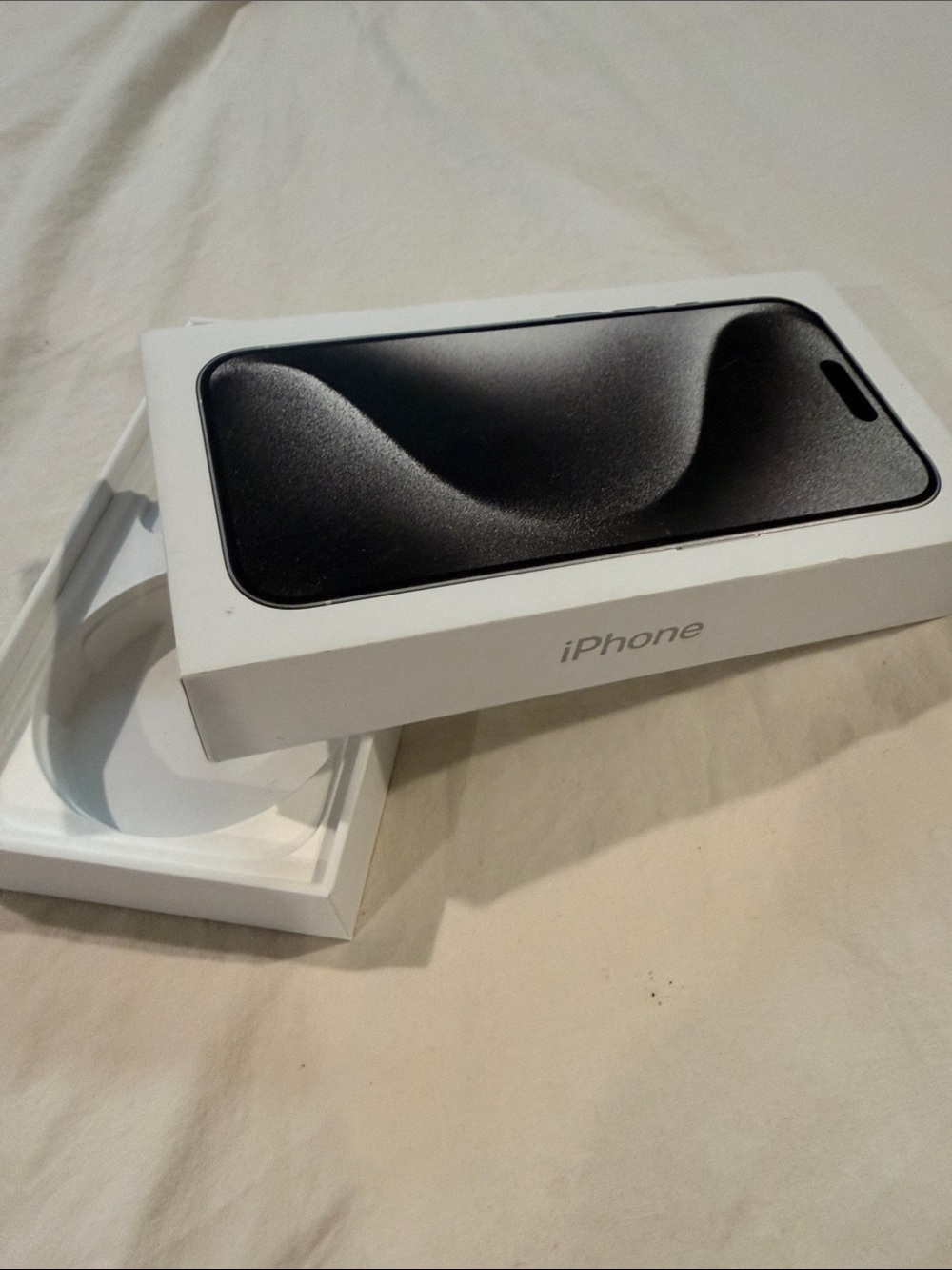 Apple iPhone Box with Black Phone Graphic